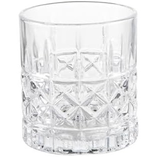 Brandani set 6 bicchiere mosaico vetro trasparente cod.51320 Brandani